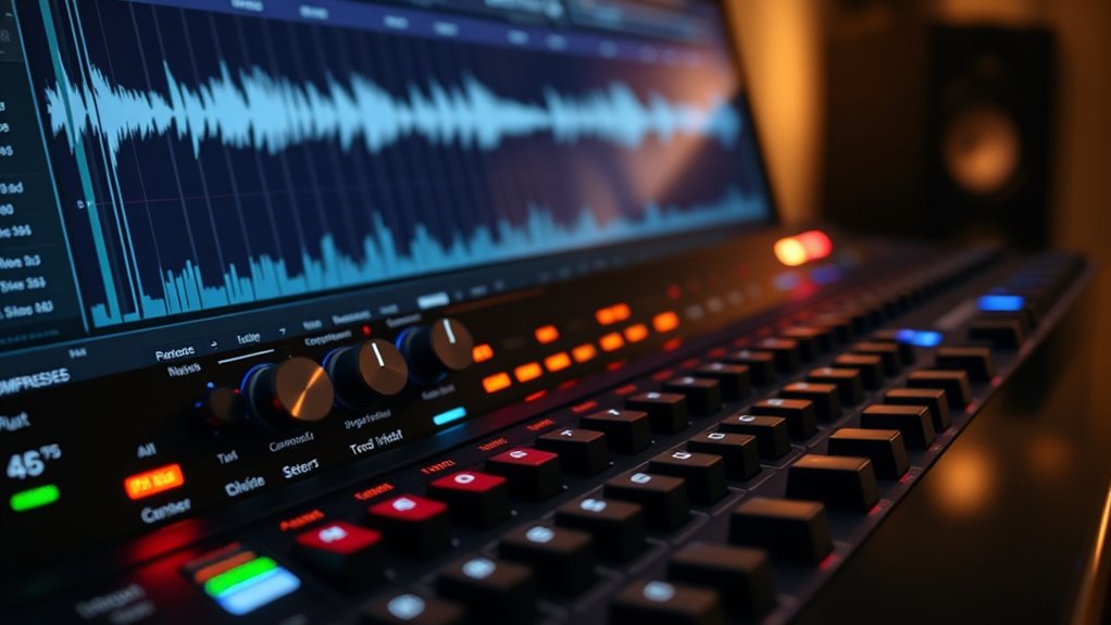 adjust compressor side chain settings