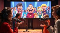 casting animated musical singers
