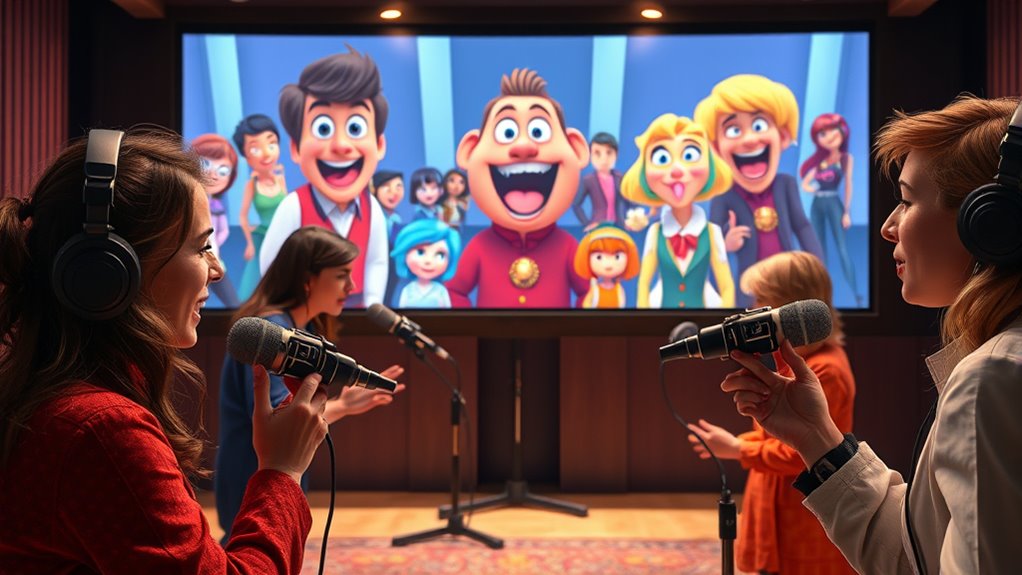 casting animated musical singers