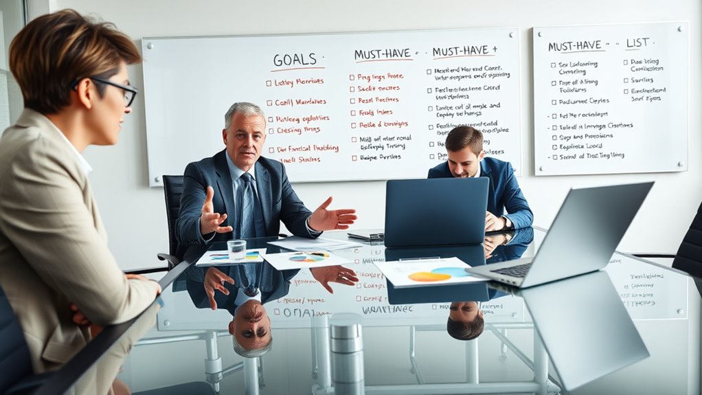 define goals and priorities