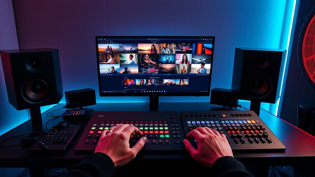enhance visuals and sound