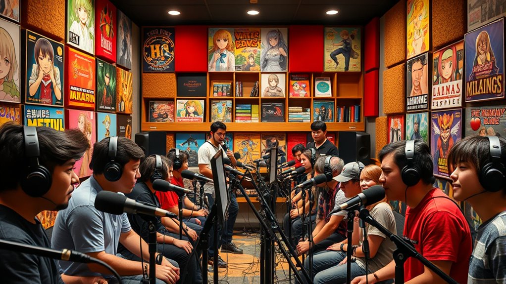 growing voice acting studios