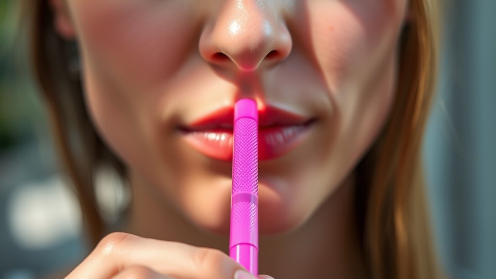 improve voice with straws