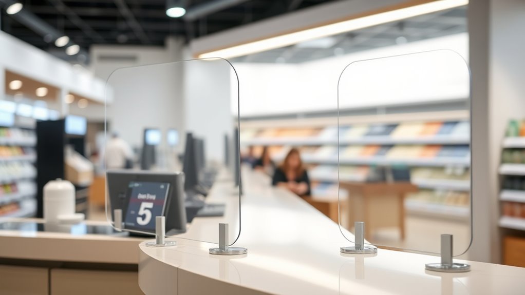 portable shields boost customer trust