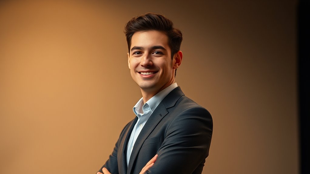 project confidence and positivity