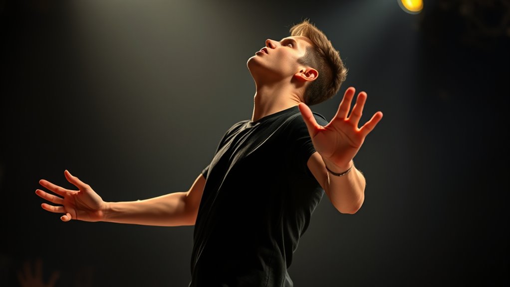 use expressive body language