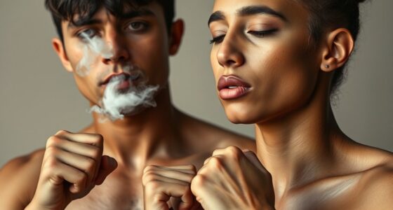 communicating silence through breathing