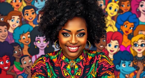 renowned cartoon voice actress