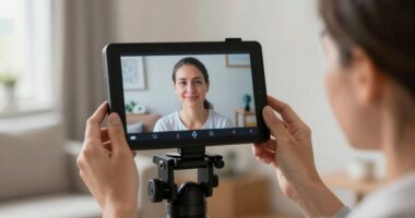 camera monitor reduces anxiety