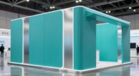 check before modular booths