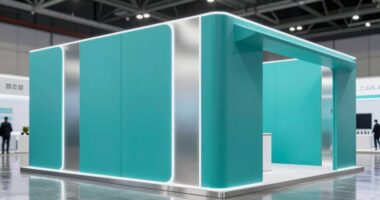 check before modular booths