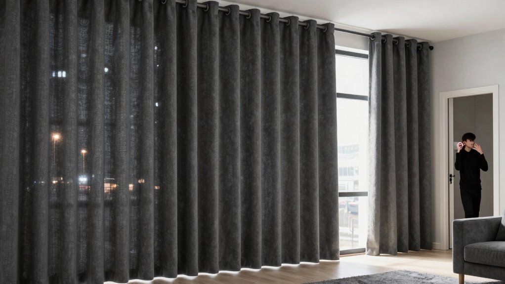 curtains reduce noise effectively