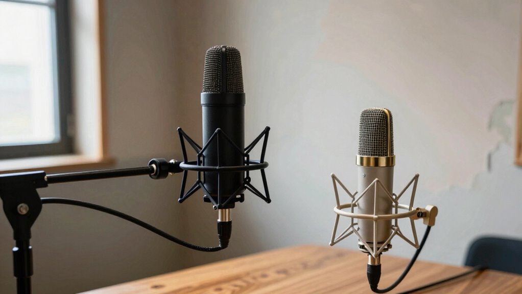 dynamic microphones minimize room noise