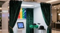 features of deluxe booth