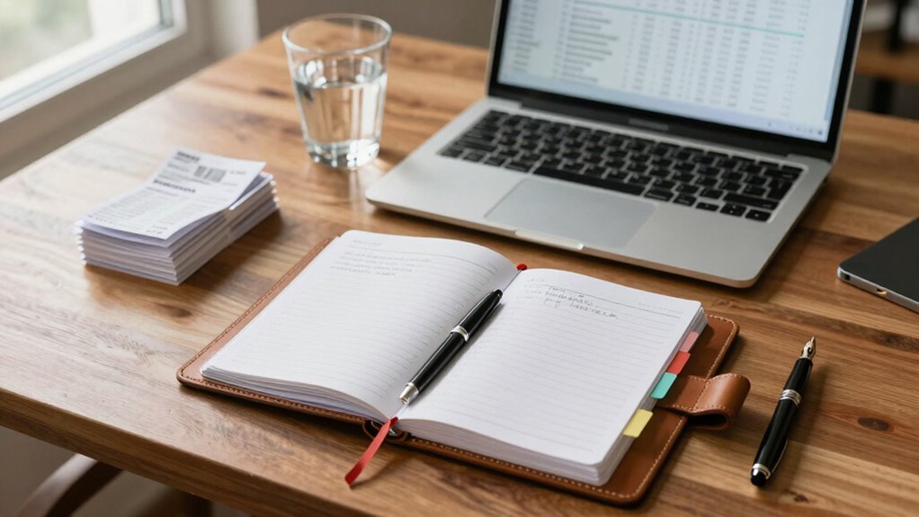 organized finances and invoicing