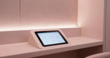 quiet user friendly booth interface