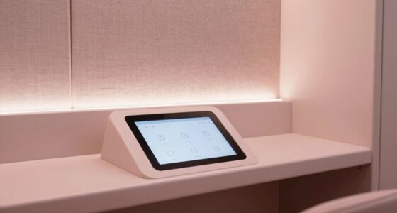 quiet user friendly booth interface