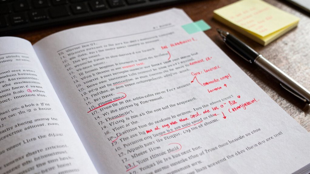 script marking for clarity