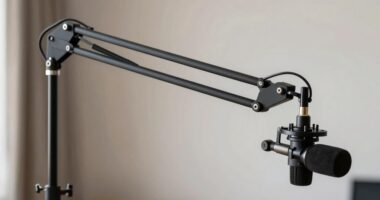 stable non drifting boom arm