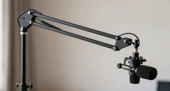 stable non drifting boom arm