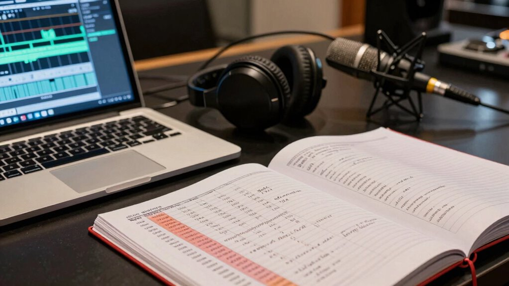 timing sheets ensure perfect synchronization