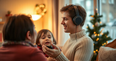 Bone Conduction Headphones for Holiday Moments Together