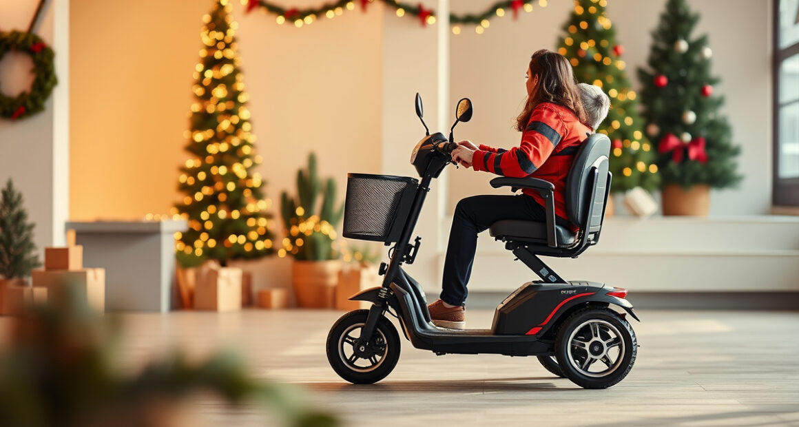Vive 4 Wheel Mobility Scooter: Holiday Outings Made Easier