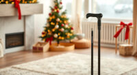 Yayayo Folding Cane with Seat and LED Light for Holiday Outings
